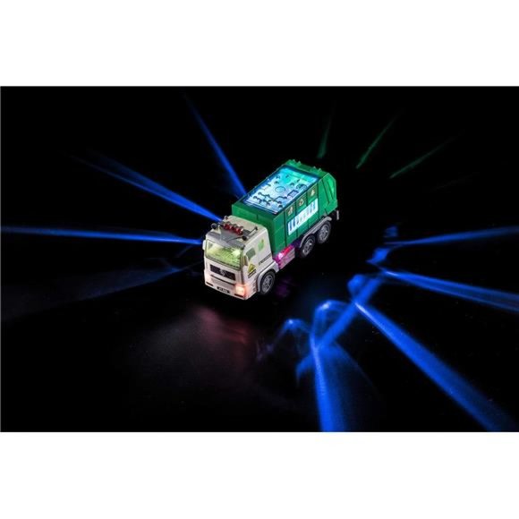 Toy Garbage Truck for Kids with 4D Lights and Sounds -Battery Operated Automatic - Picture 5 of 6